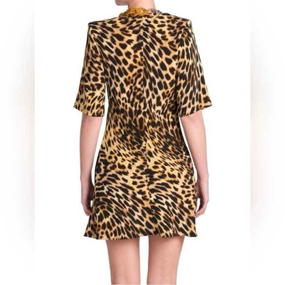 STELLA MCCARTNEY Leopard Print Dress (D8) - Picture 2 of 10